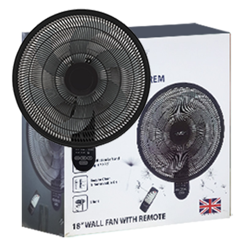 BLACKPOINT 18" HIGH QUALITY WALL REMOTE FAN -- POWERFUL